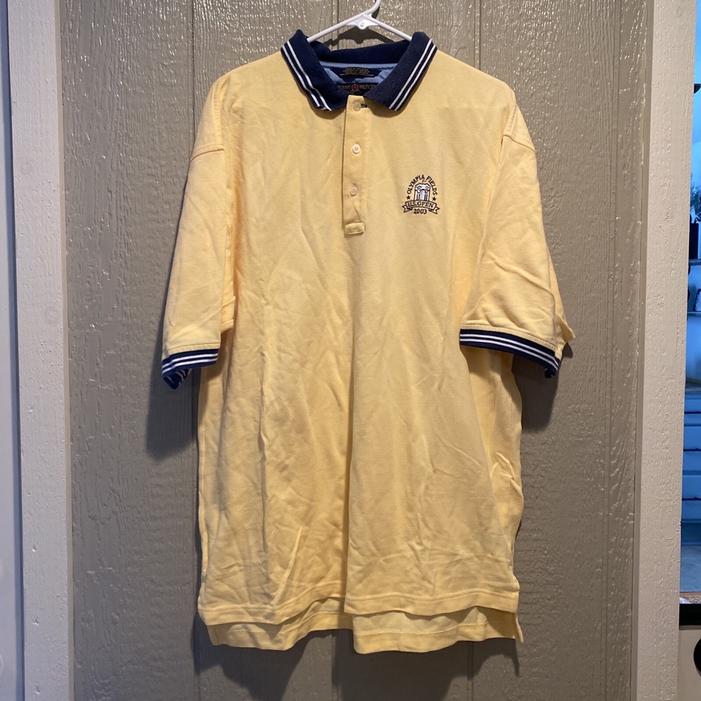 2003 US Open Olympia Fields‎ Golf Polo Shirt Men's XL Tommy Hilfiger PGA Tour TH